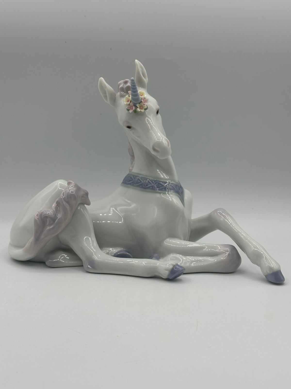 Retired Lladro “Little Unicorn” Porcelain Figurine (#5826)