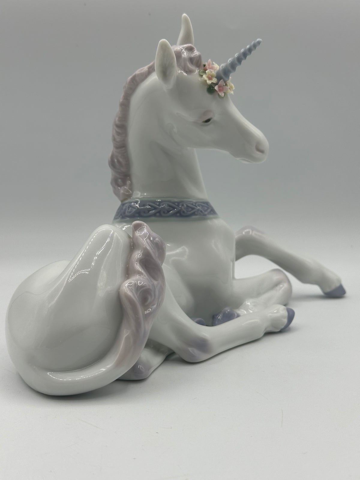 Retired Lladro “Little Unicorn” Porcelain Figurine (#5826)