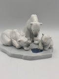 Lladro “Bearly Love” Polar Bears Figurine (#1443)